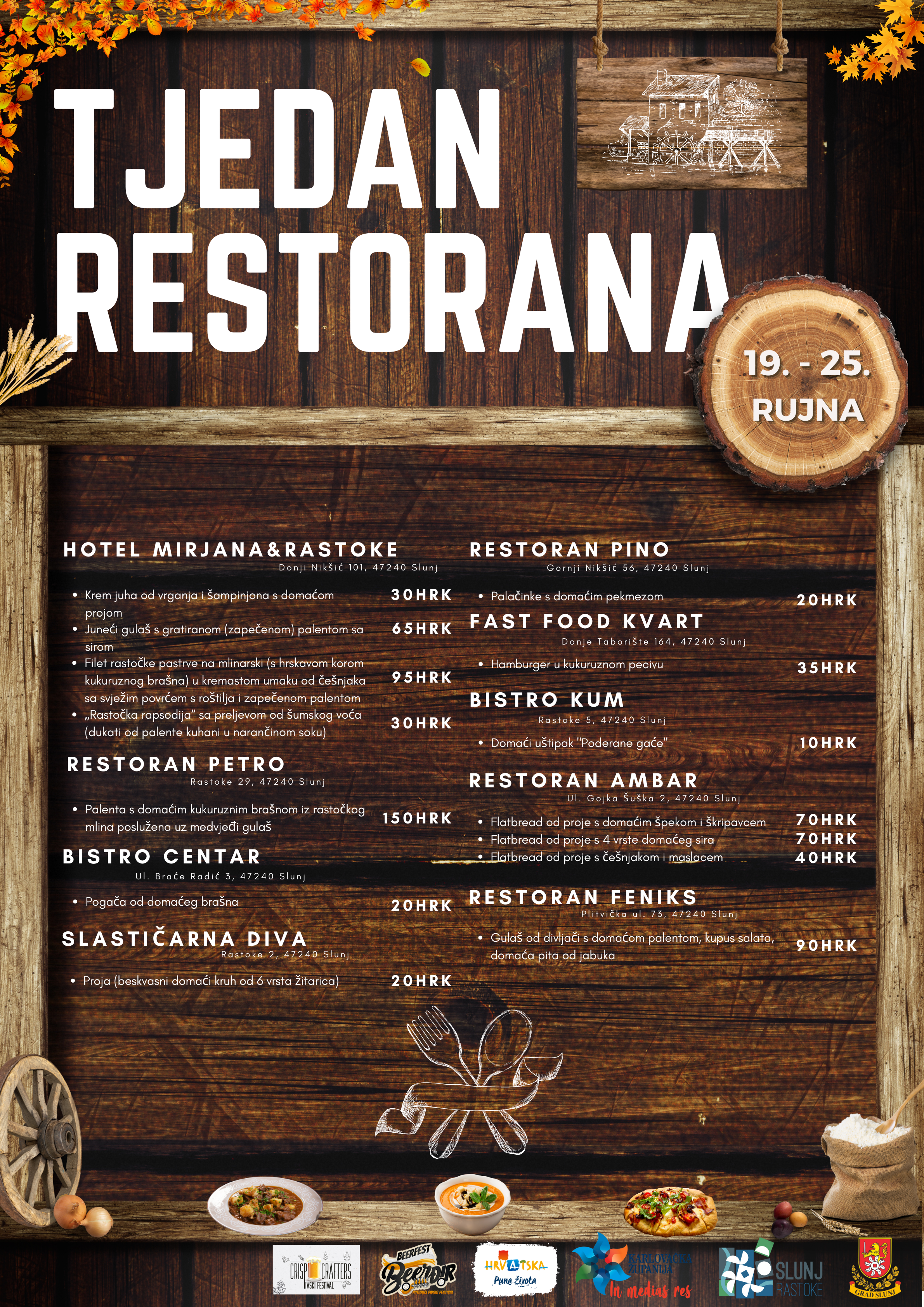 Restaurant Week at Mill Day